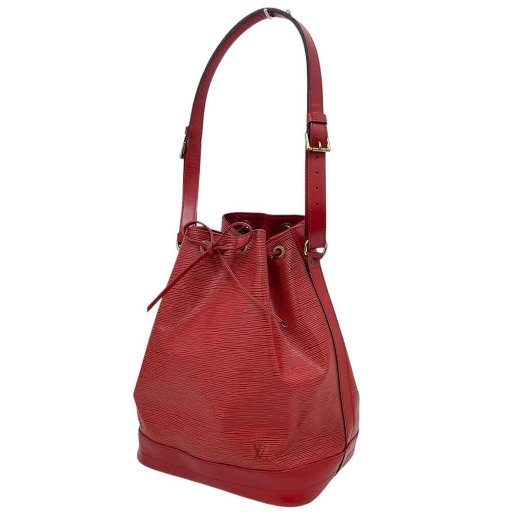 LOUIS VUITTON Epi Noe Shoulder Bag Red